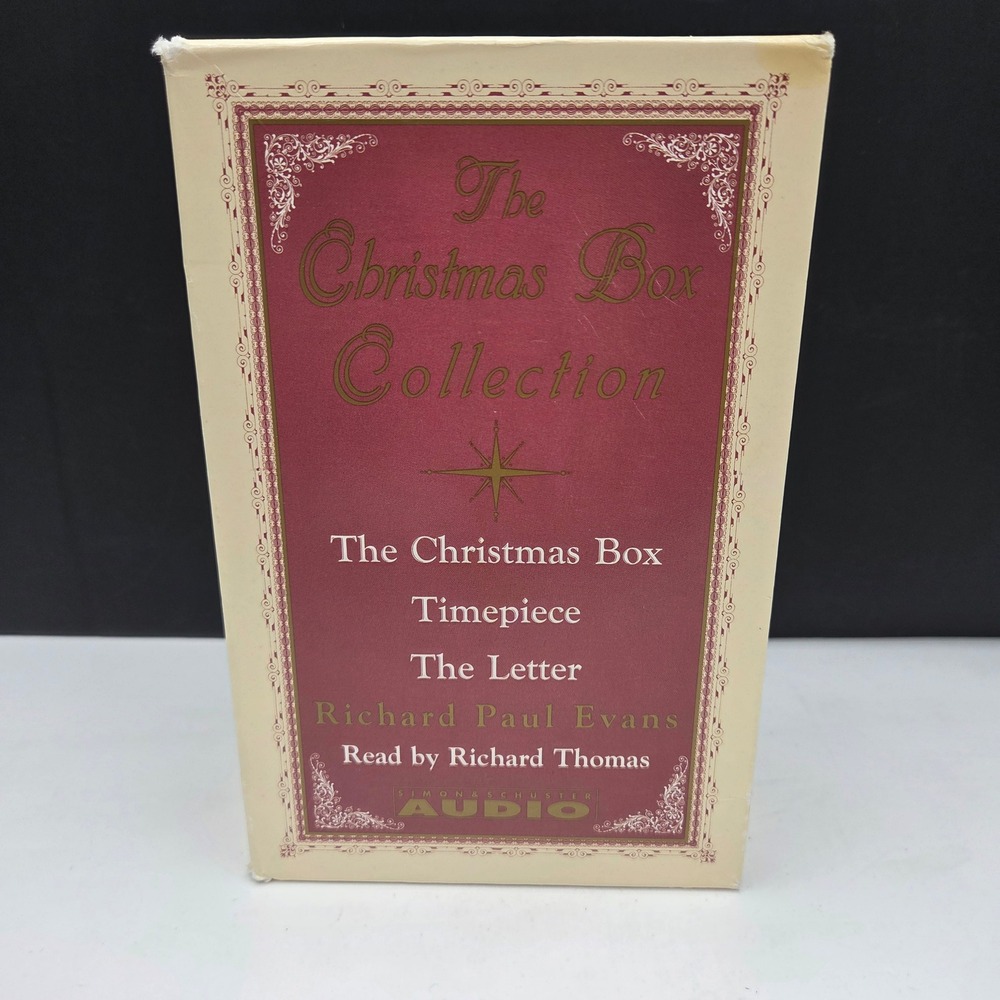 Richard Paul Evans The Christmas Box Collection 4 Cassette Audio Set VTG Book